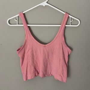 Urban Outfitters Light Pink Crop Top